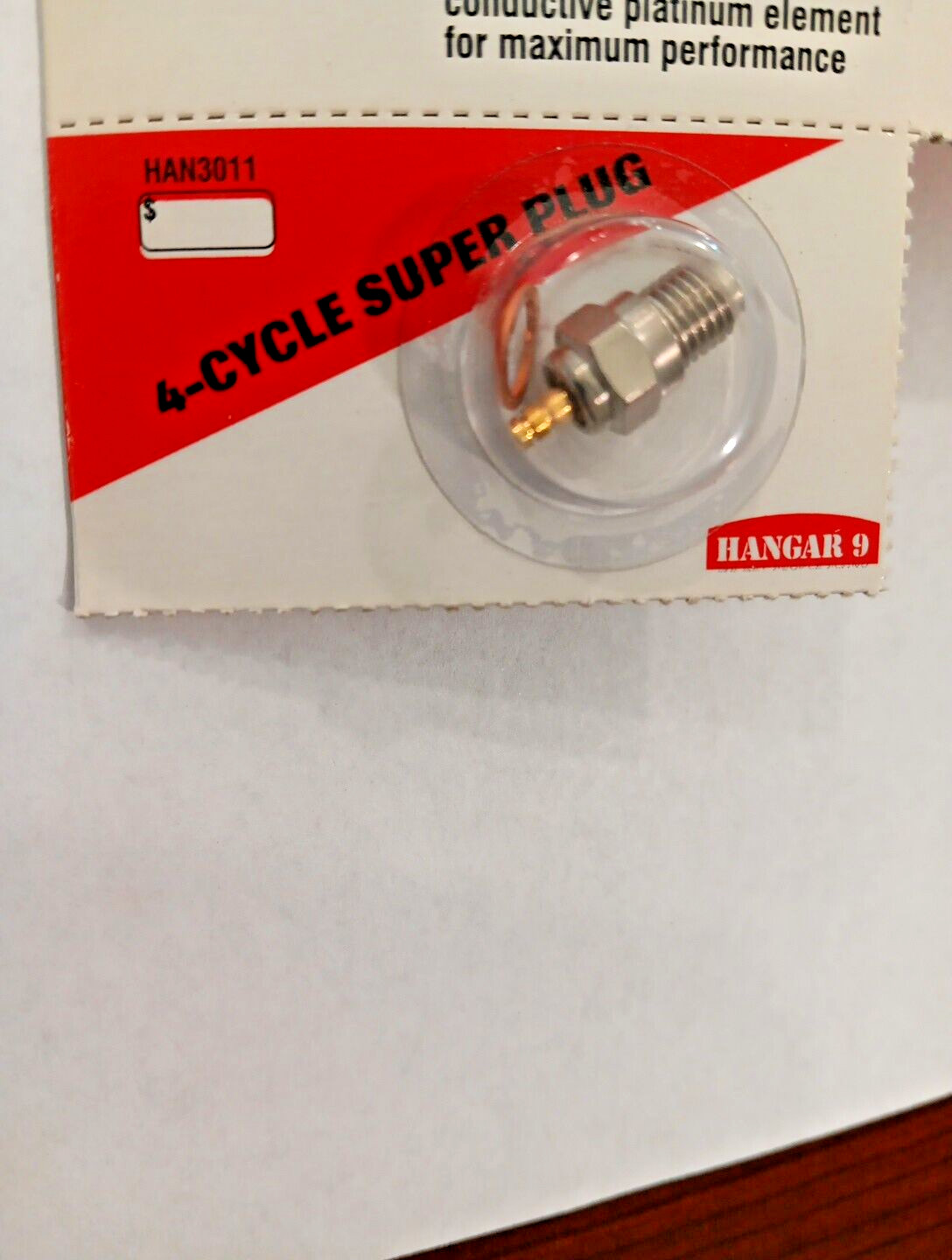 HANGAR 9 #HAN3011~NEW IN PKG.~ 4-Cycle Super Plug