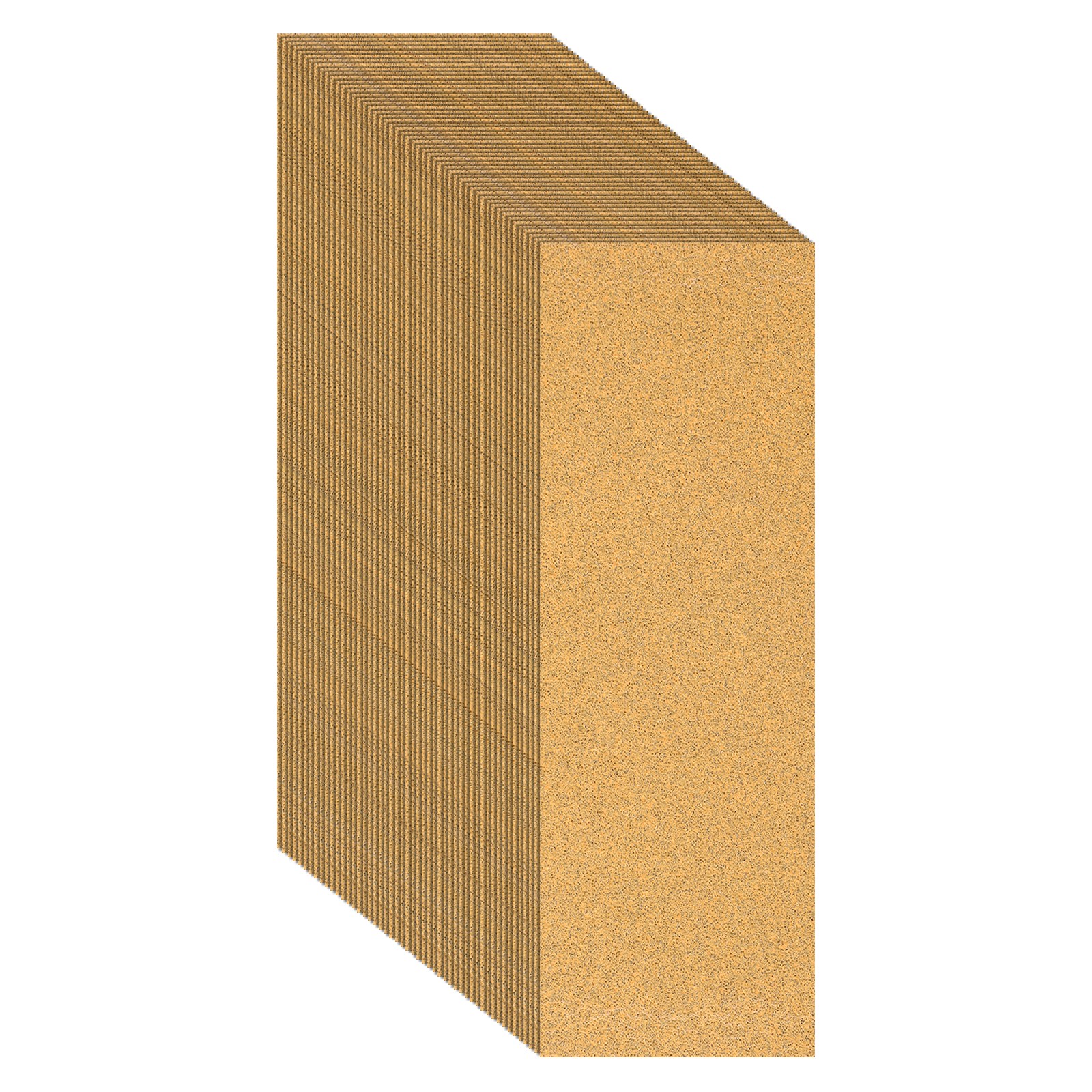 50 Pack 1.2" x 3.5" Sandpaper, 100 Grit Sand Papers for Wood Furniture Floor