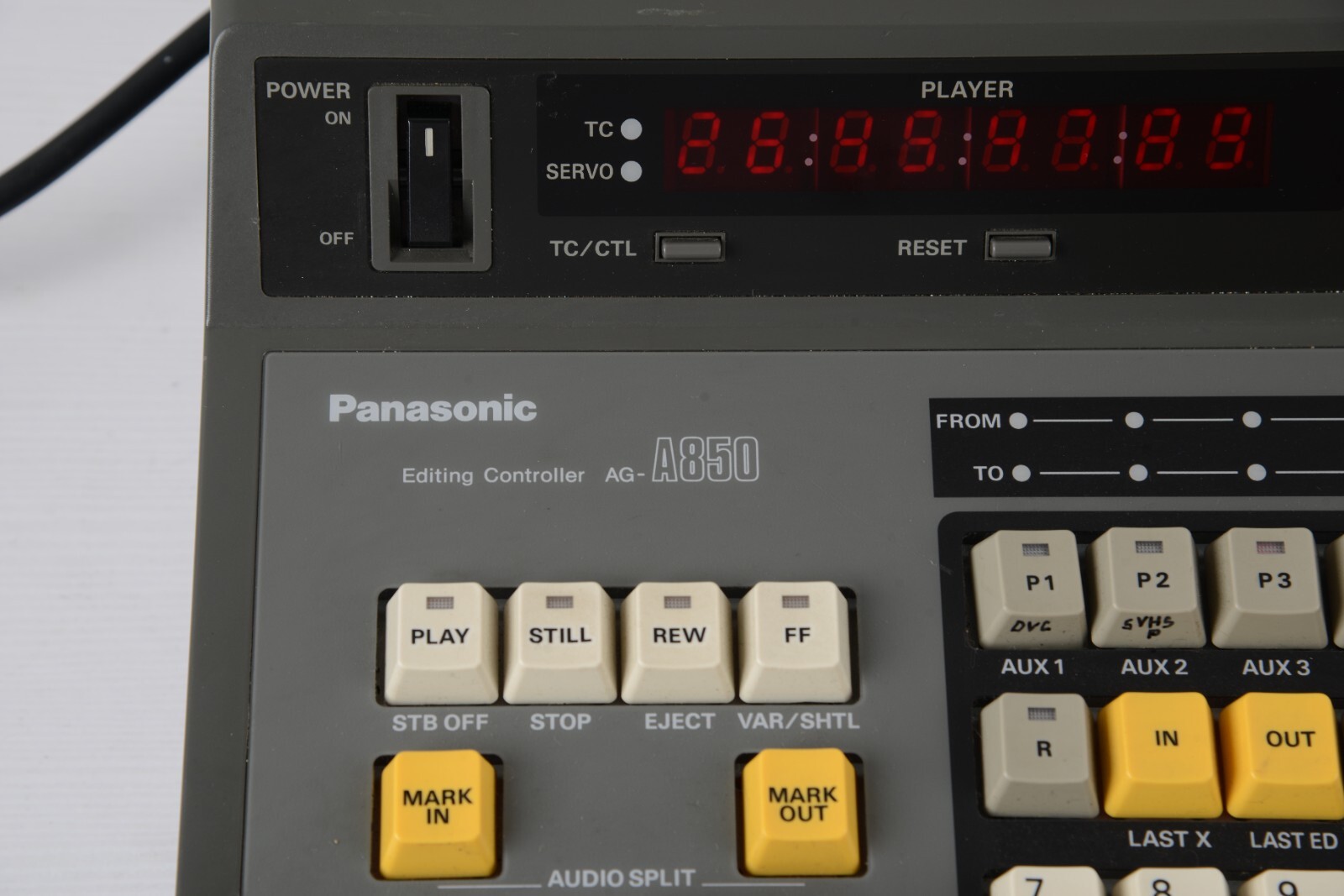 PANASONIC AG A850 DIGITAL DISPLAY MULTI EVENT Video EDITING CONTROLLER