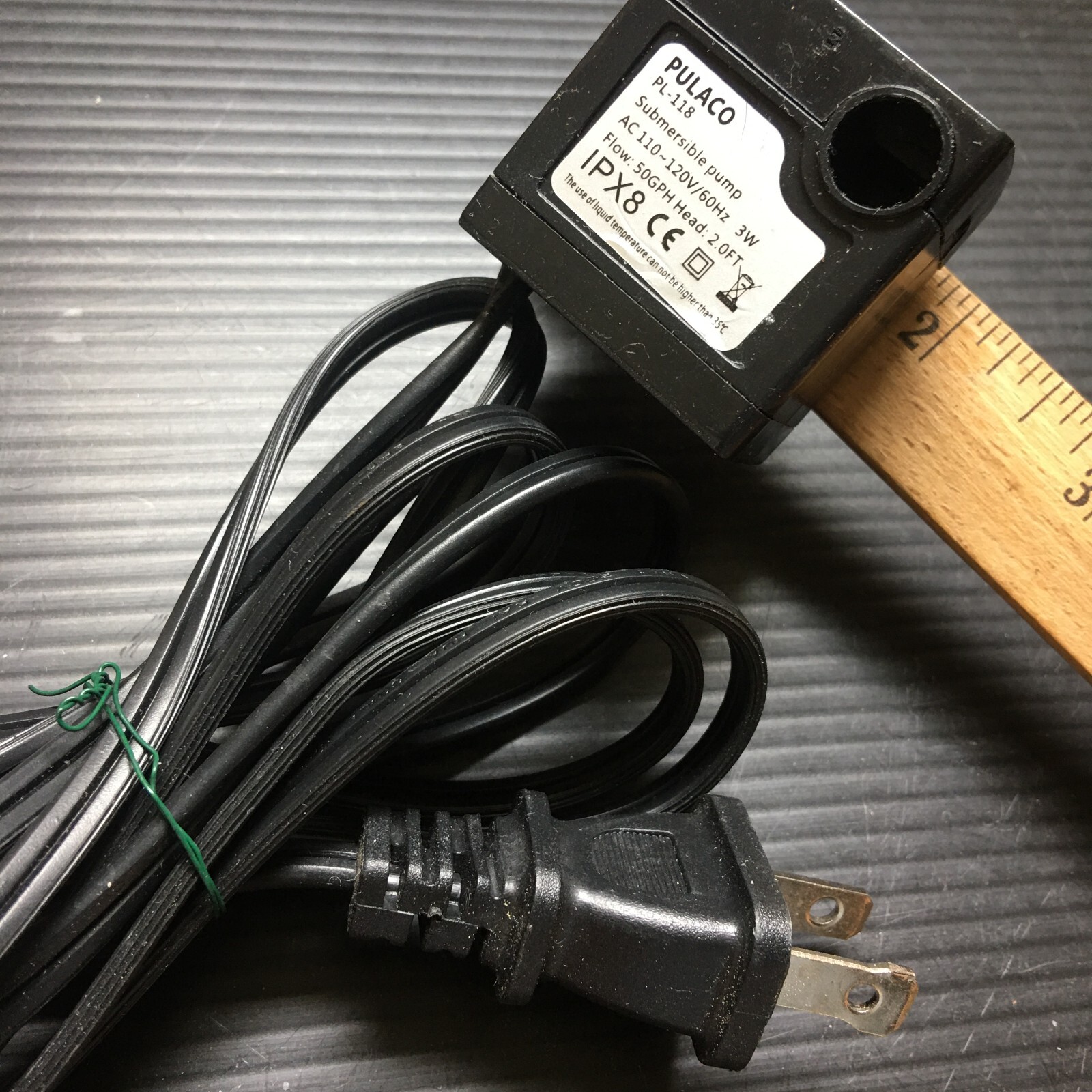 PULACO PL-118 Mini Submersible Water Pump 50GPH  for Aquariums Fish Tank Pond
