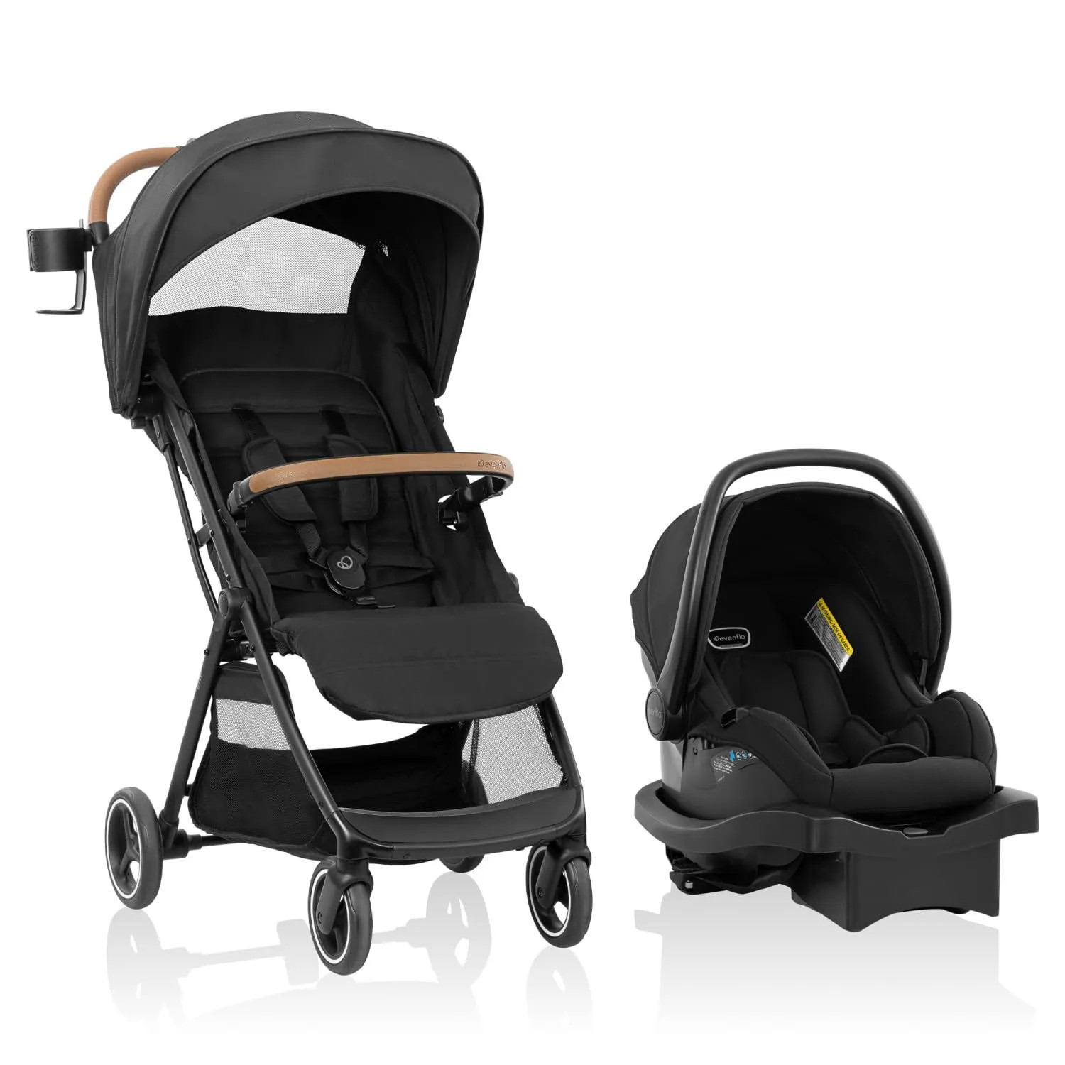 Evenflo TS200112560 Otto+ Travel System LiteMax Infant Seat Lightweight Chia