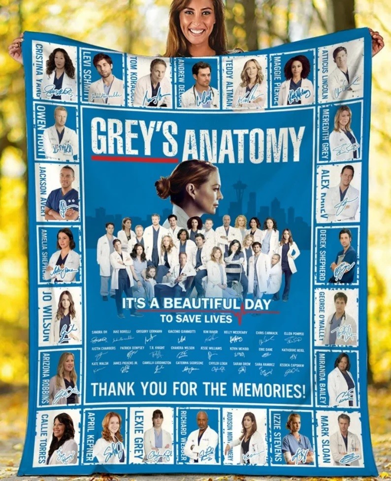 Grey Anatomy Memories-Fleece Blanket,Blanket for Fan