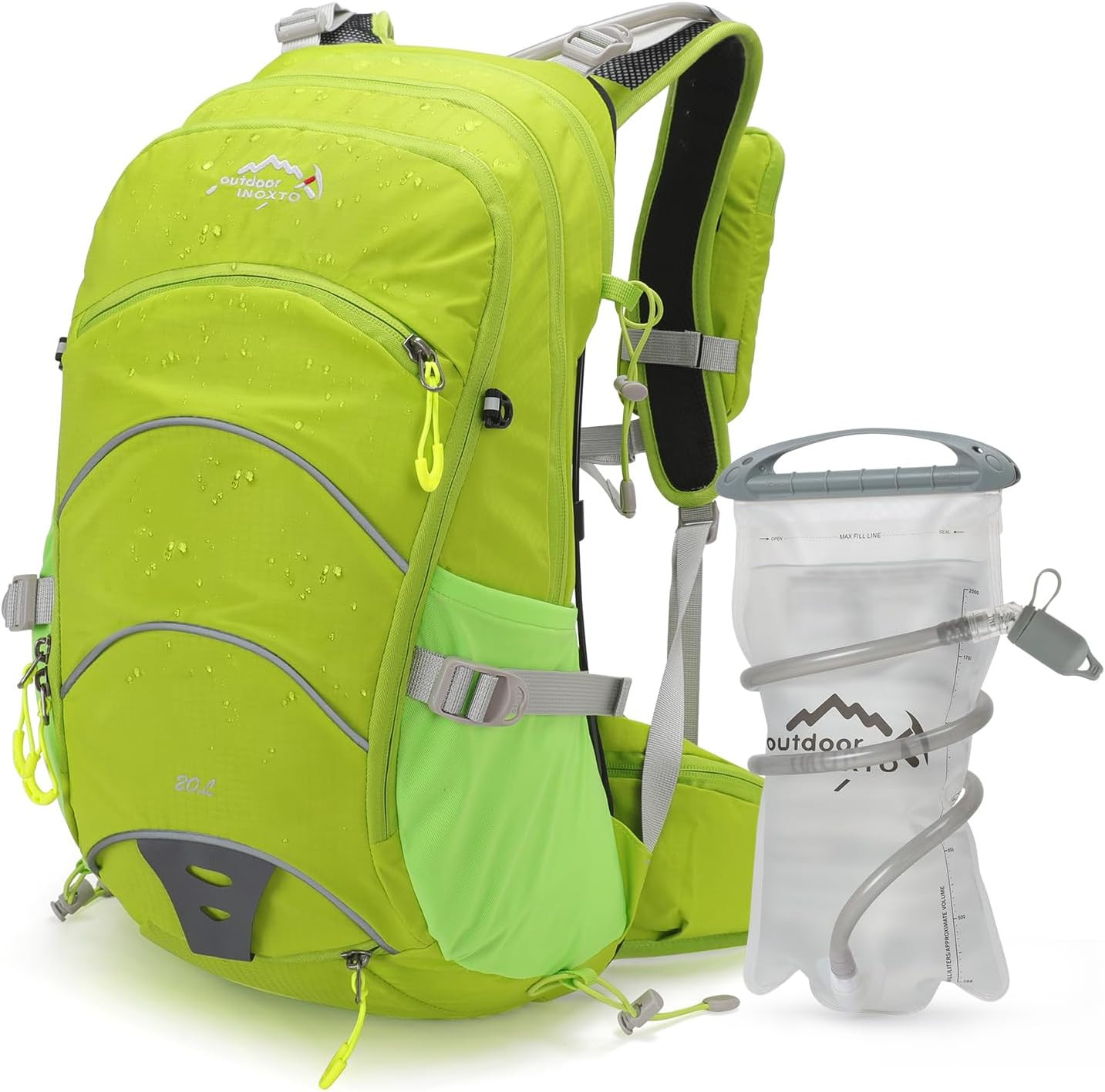 20L Hydration Backpack, Waterproof Hiking Internal Frame Backpacks with 2L Hydra
