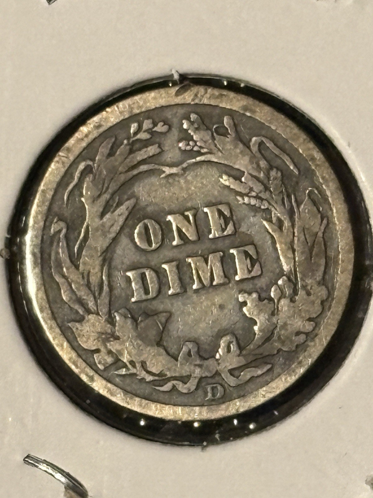 1914-D Barber Dime Item-2A