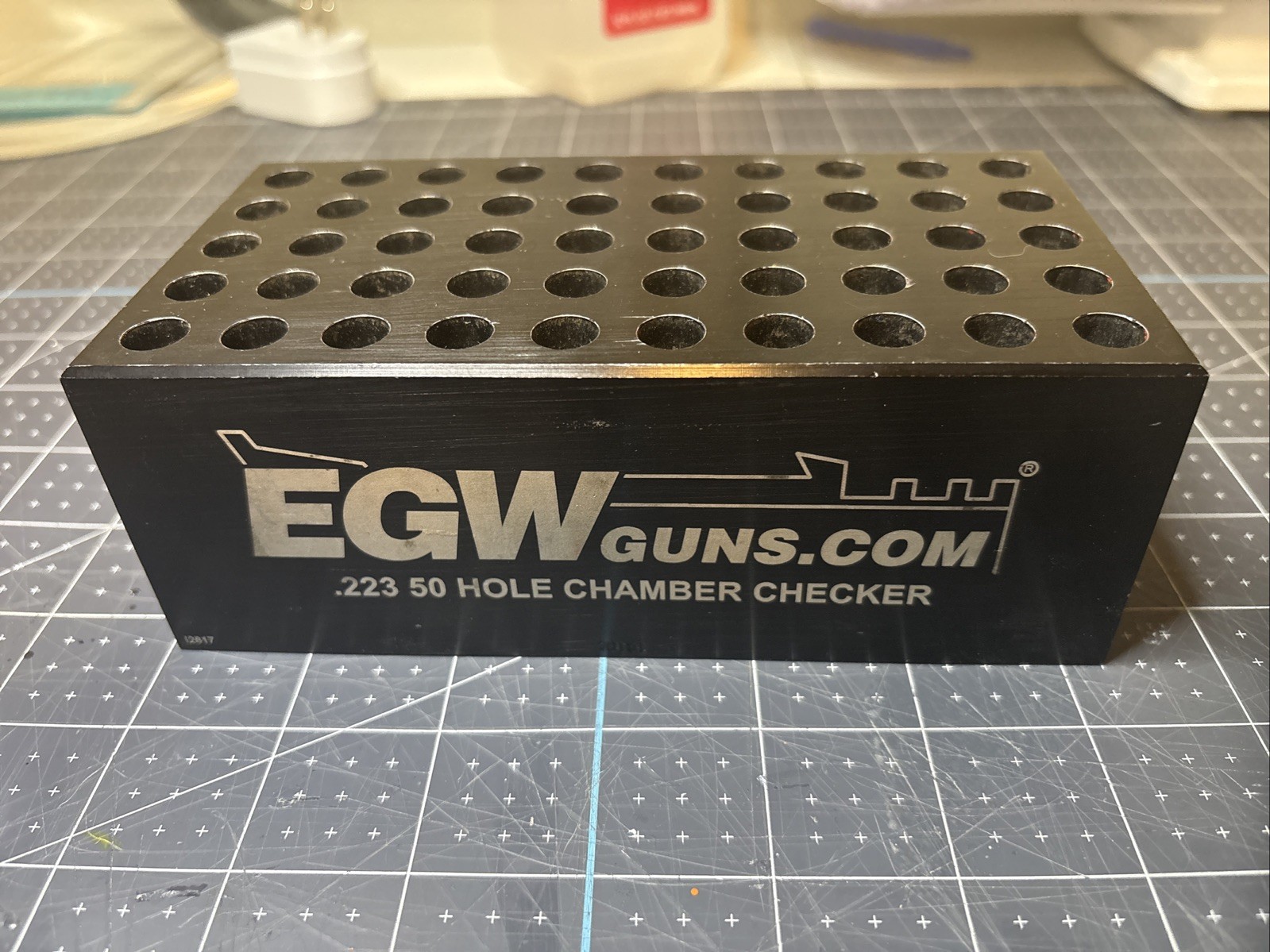 EGW (Evolution Gun Works) 50 Hole Chamber (Ammo) Checker for .223 Rem