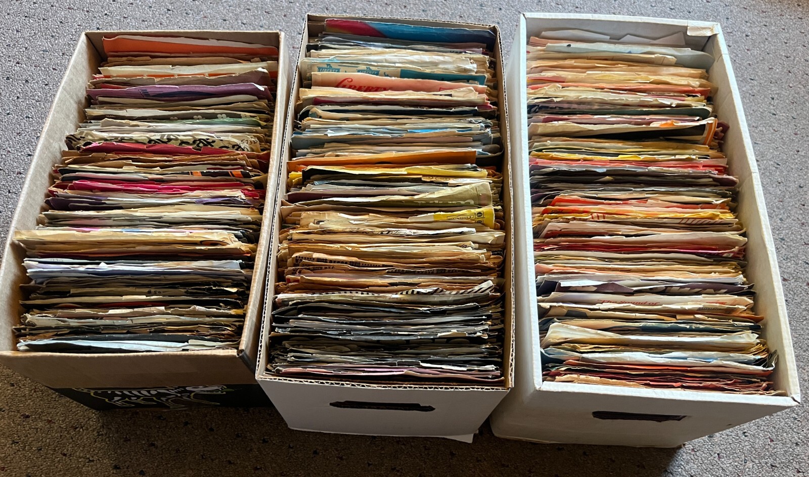Lots of Original 45 Vinyl Record Company Sleeves Many Variants and Quantities