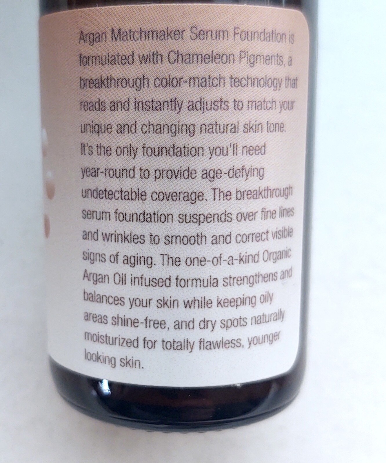 JOSIE MARAN Argan Matchmaker Serum Adjusting Foundation MEDIUM / DARK 1oz