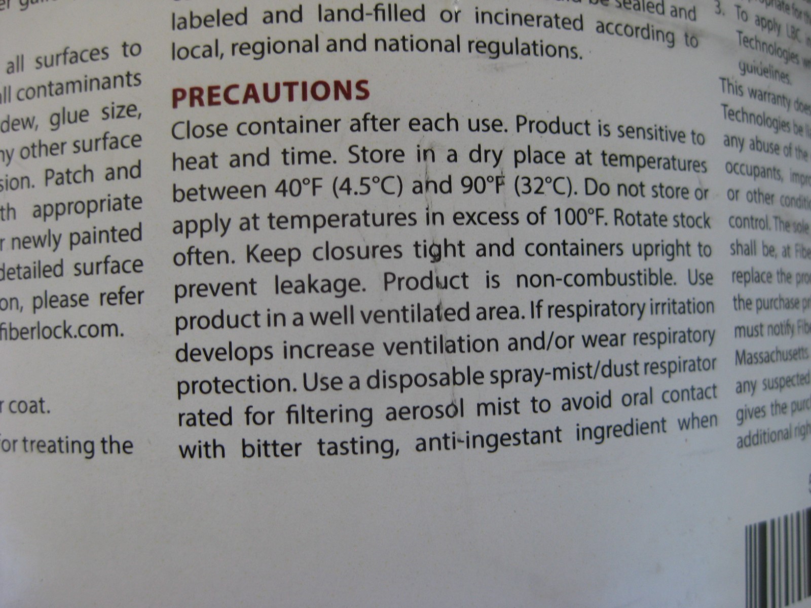 Fiberlock Lead Barrier Compound, Two Gallons, Lead Abatement Product.