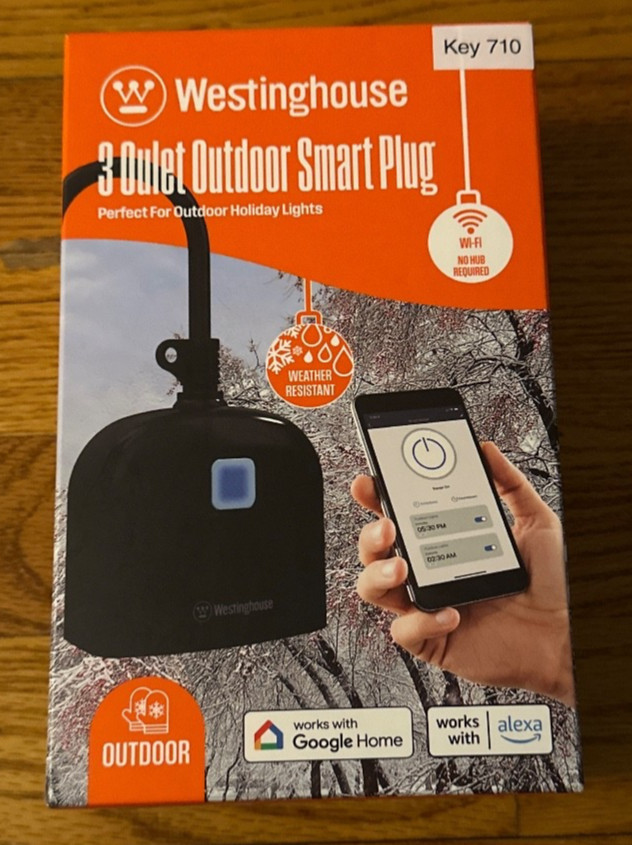 Westinghouse 3 outlet outdoor smart plug - Weather Resistant