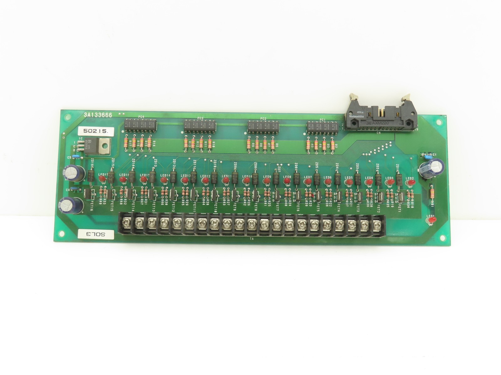 Mitsubishi Electric 50215 3A133666 PLC Circuit Board Add-on Control Module