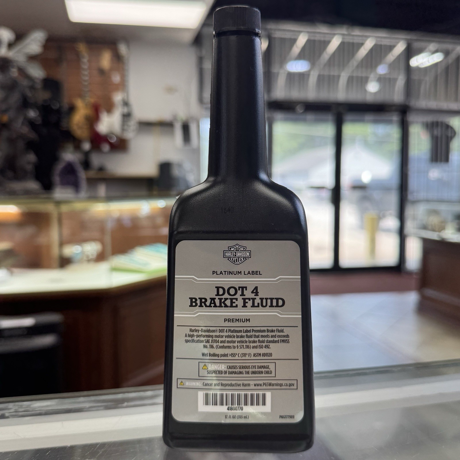 (SEALED) 12oz OEM Harley Davidson - "Platinum Label" Dot 4 Brake Fluid