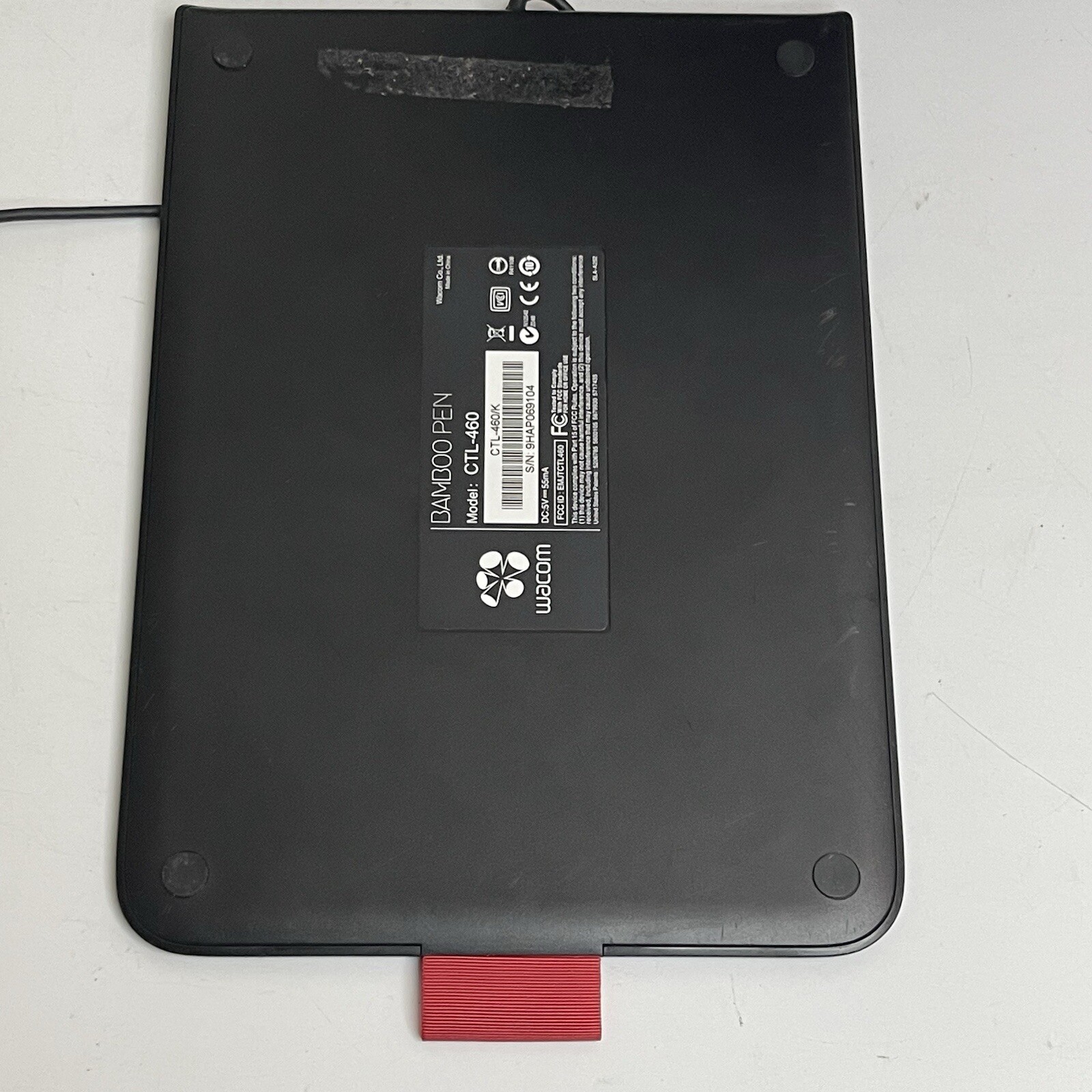Wacom CTL-460 Bamboo Pen And Touch Graphics Tablet (Tablet Only)