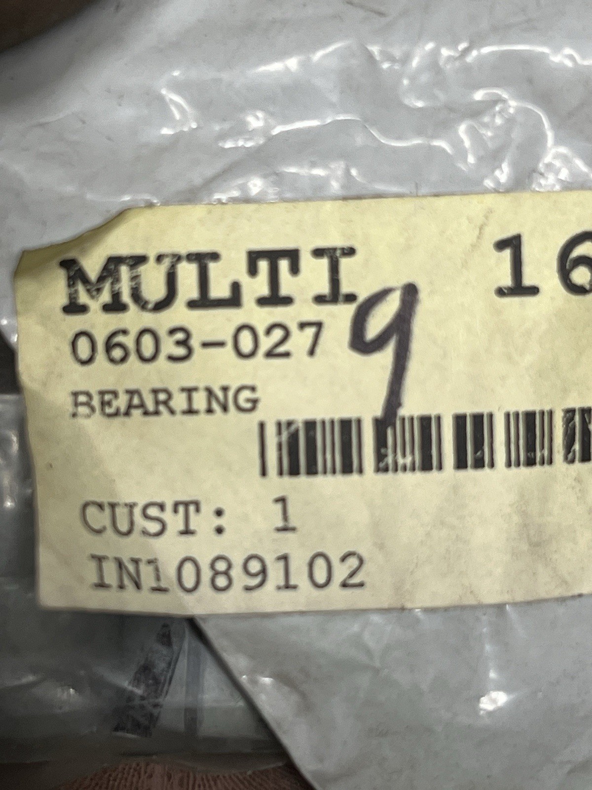 0603-027 Arctic Cat Bearings Pack Of 2 OEM NOS