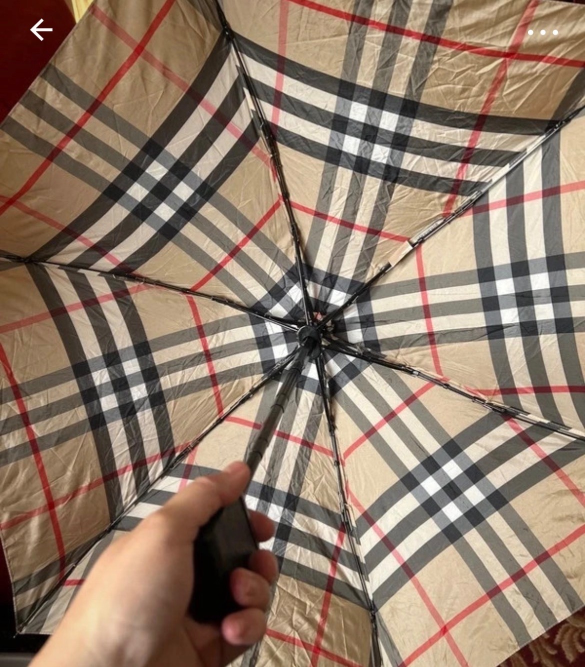 original burberry umbrella