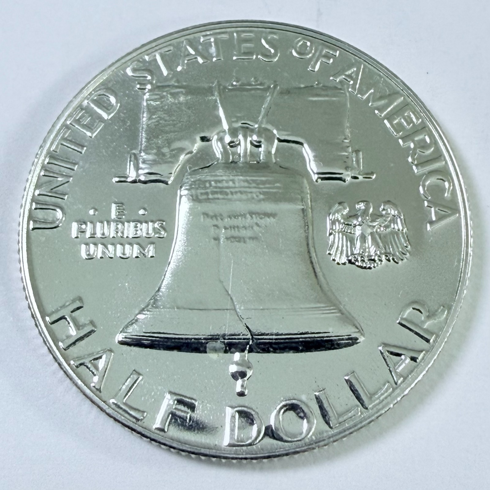 1959 PROOF FRANKLIN HALF DOLLAR 90% SILVER MS+ MINT STATE PLUS DETAILS #8489