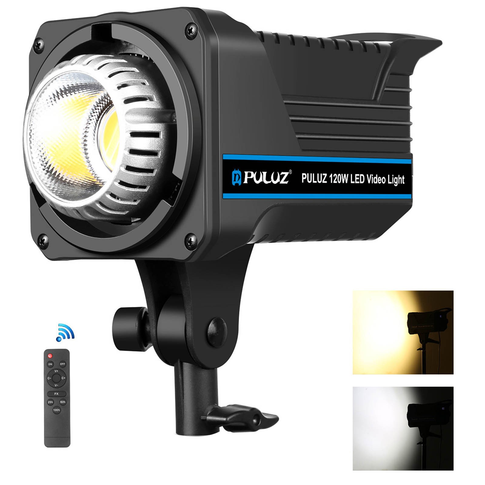 120W/220V Dual Color Temperature Remote Control LED Fill Light Video Soft Light