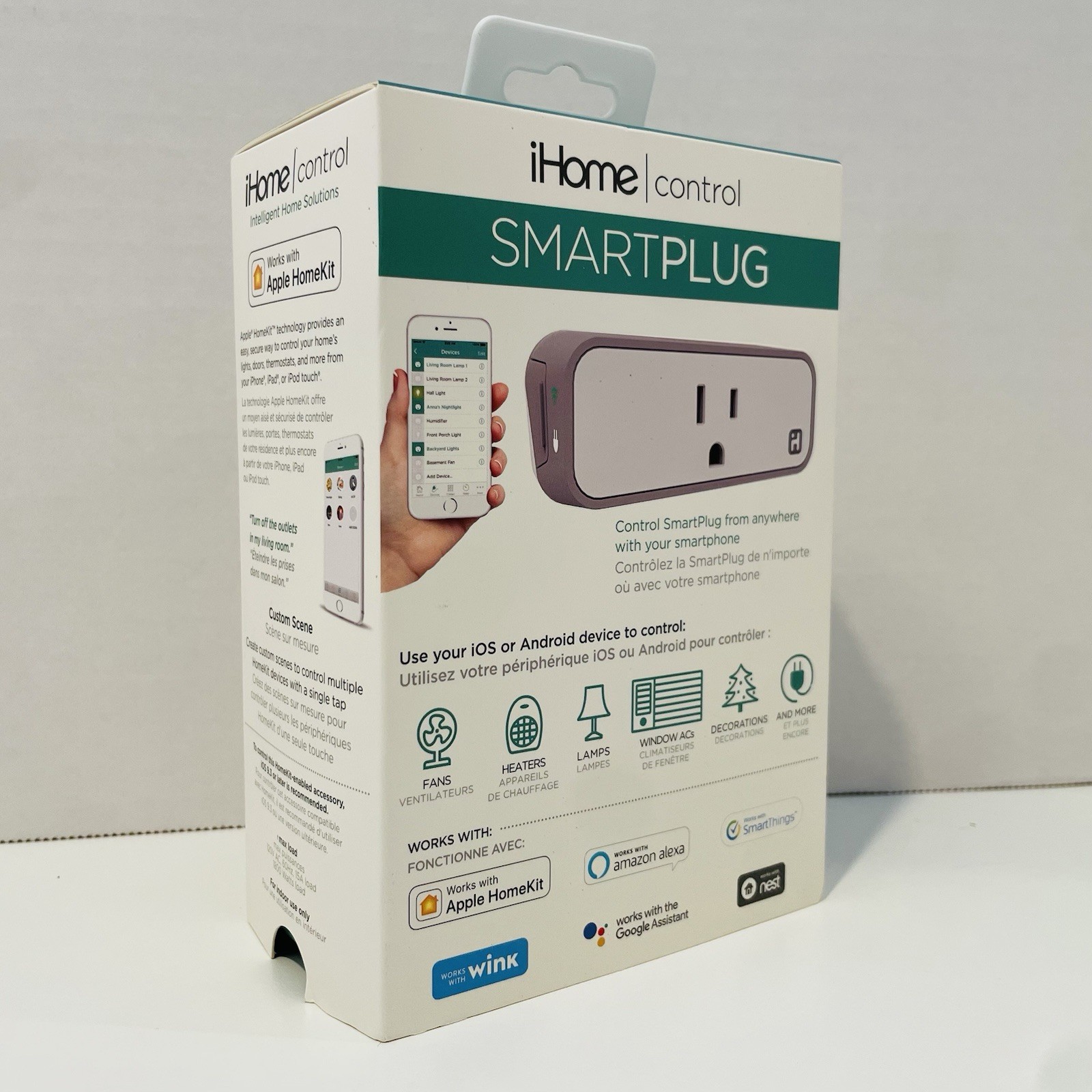 iHome iSP6XC Wifi Smartplug Home Bedroom String Light for iOS or Android