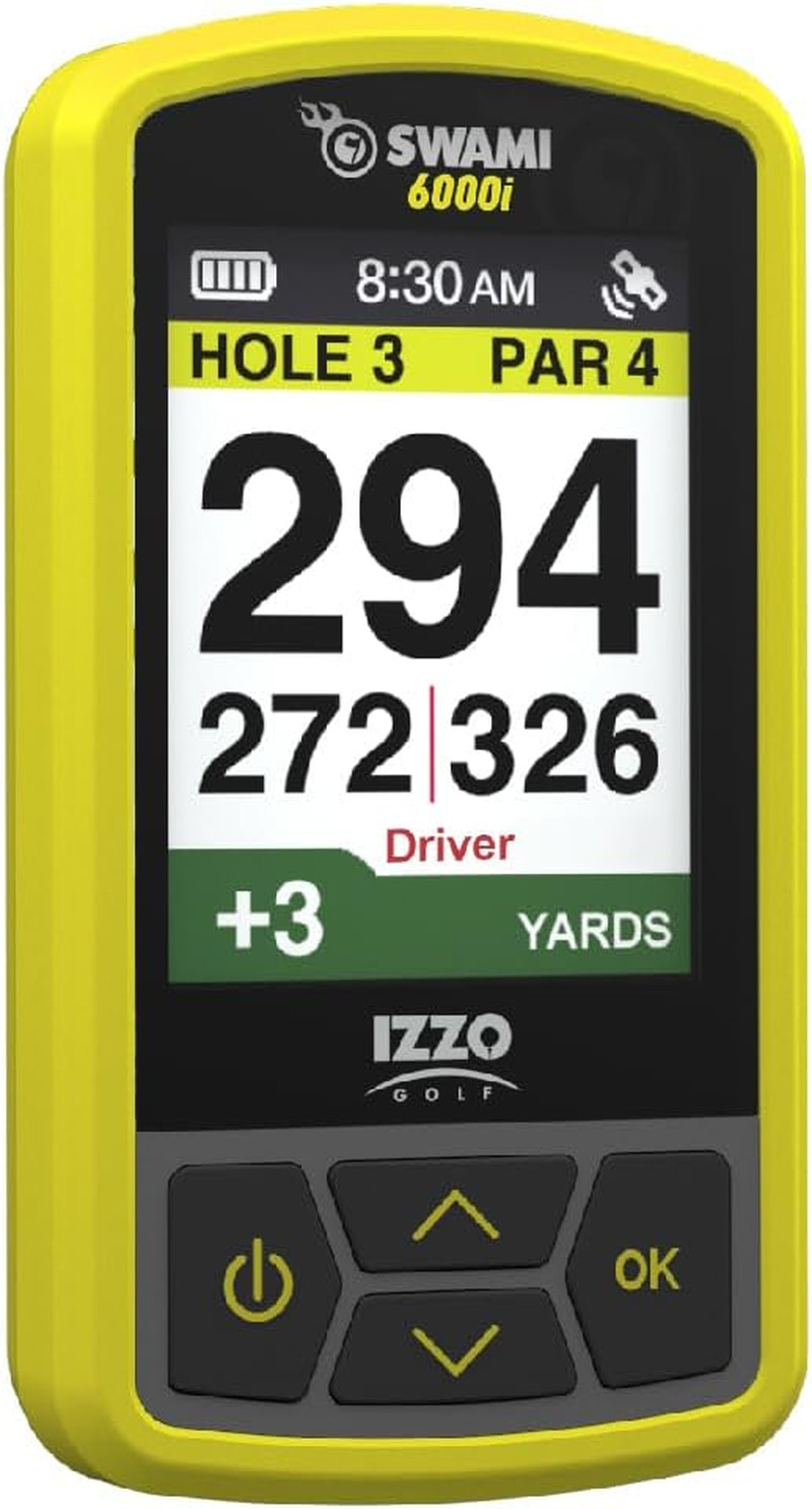 Swami 6000 Handheld Golf GPS Water-Resistant Color Display with 38,000 Course Ma