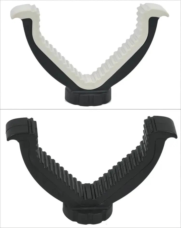 V Yoke Shooting Rack Rest Rifle Holder Top Mount 1/4 Thread Hunting Tripod Bipod