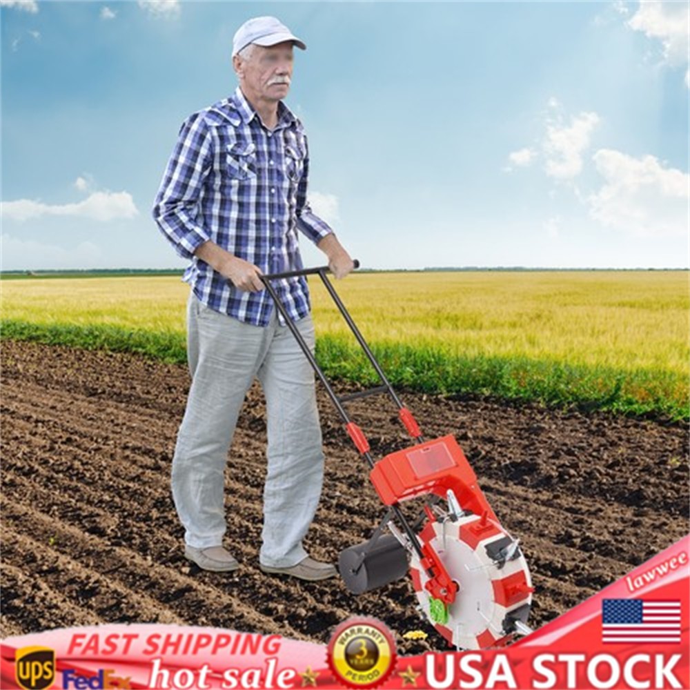 Garden Hand Manual Seeder Row Planter Sowing Vegetable Seeds SALE!