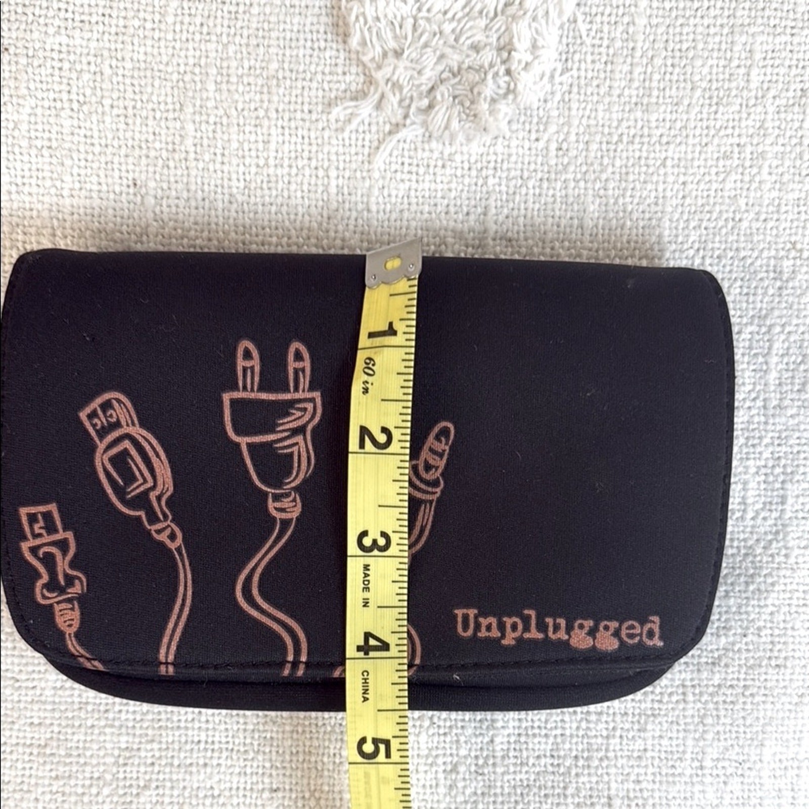 Black Tech Accessory Pouch