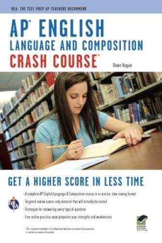 APÂ® English Language & Composition Crash Course Book + Online (Advanced  - GOOD