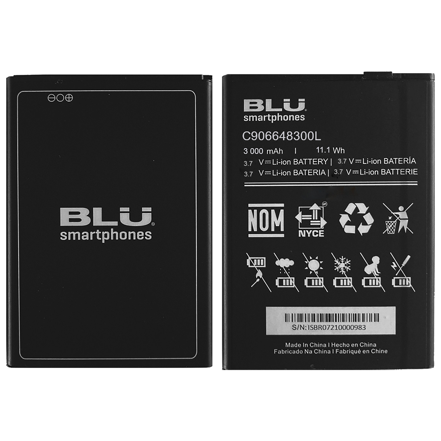 BLU OEM Battery C906648300L for BLU J9L  32GB Dual Sim GSM Unlocked smartphone