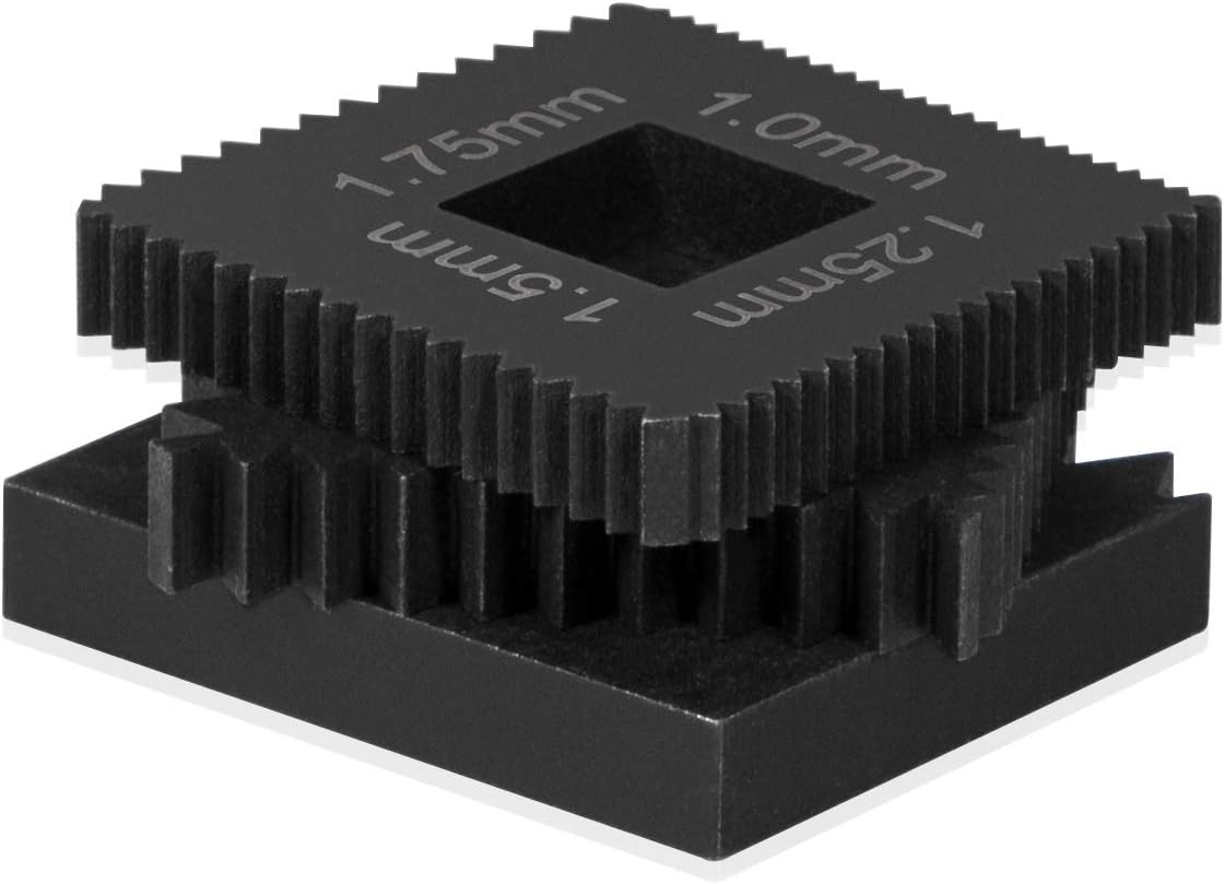 Metric Die Set for Universal Outside Thread Chaser to OTC 202817 3PCS Pitch Dies