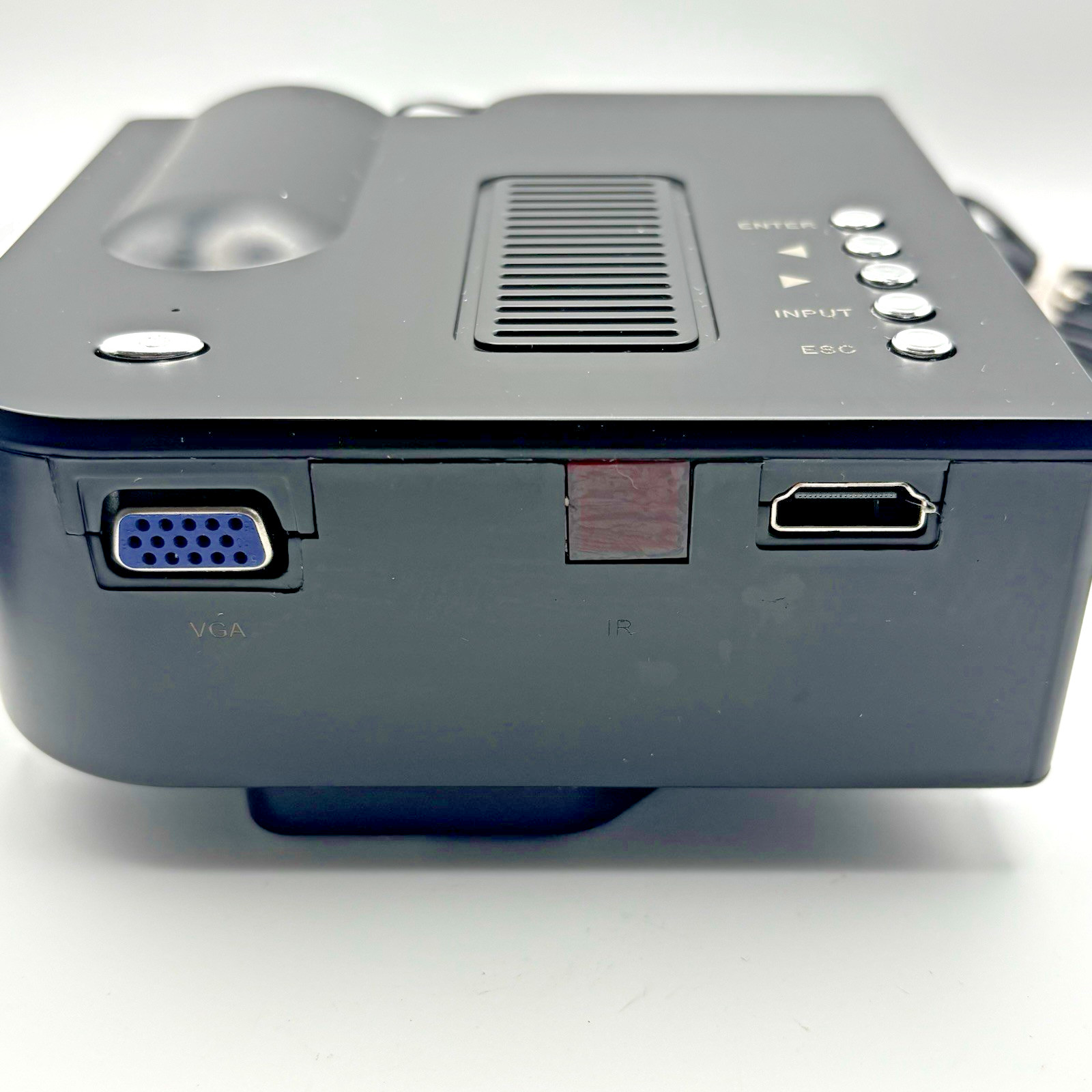 Portable Mini LED Entertainment Projector LCD Image System Projects Up To 60"