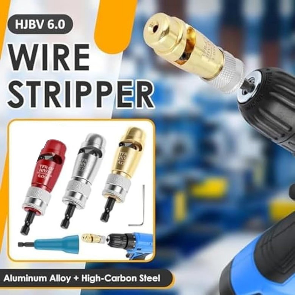 Wire Twister Tool for Drill,Wire Stripping Twisting Tool, Electric Wire7300