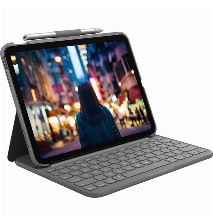 Logitech Slim Folio Keyboard Case for iPad 10th Gen & A16 920-011368 New Sealed