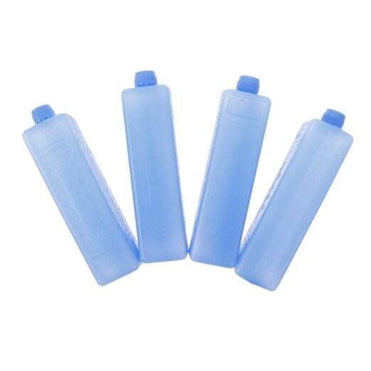 4pcs Air Conditioner Ice Packs Fillable Reusable Ice Blocks for Air Cooler,