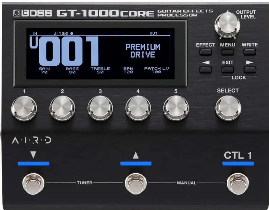 Boss GT-1000CORE Multi-effects Processor - Excellent Condition ~ Tested!