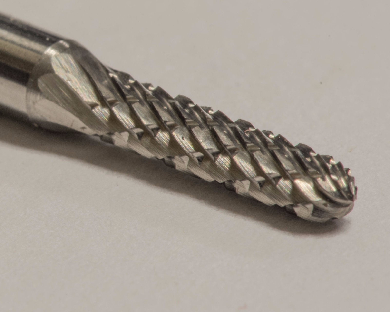 SC41D Cylindrical End SOLID Carbide Burr Bur Cutting Tool Die Grinder Bit 3/32"