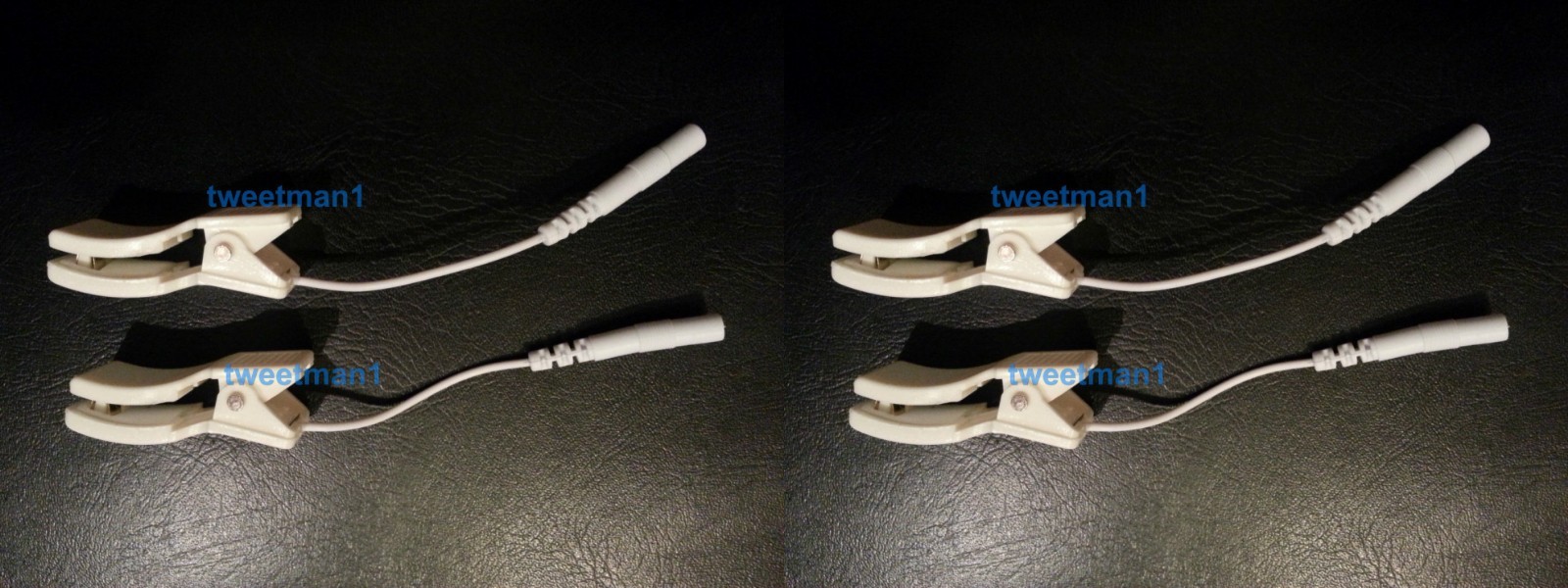 4 Clip Electrodes for TENS 3000 TENS 7000 Digital Massagers Erostek TENS IFC EMS