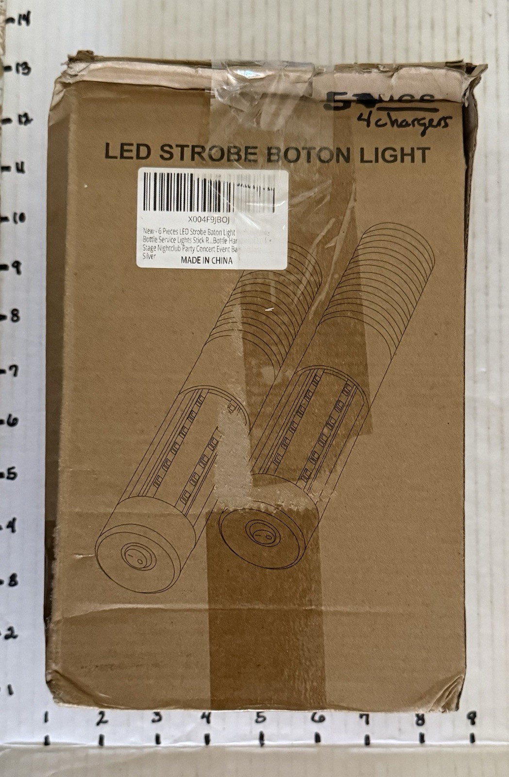Handheld Rechargeable LED Strobe Baton Lights