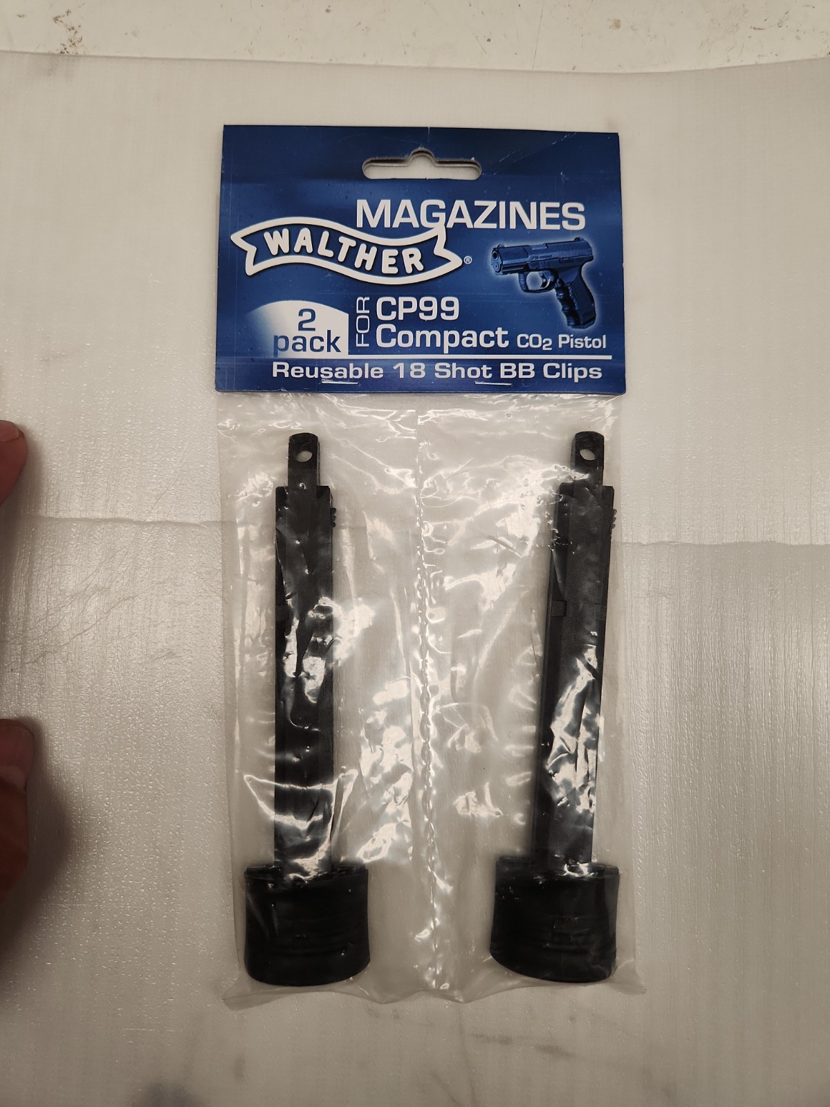 Umarex Walther CP99 Compact BB 18 rd  .177 Cal Air pistol Magazine 2 pk 2519 New