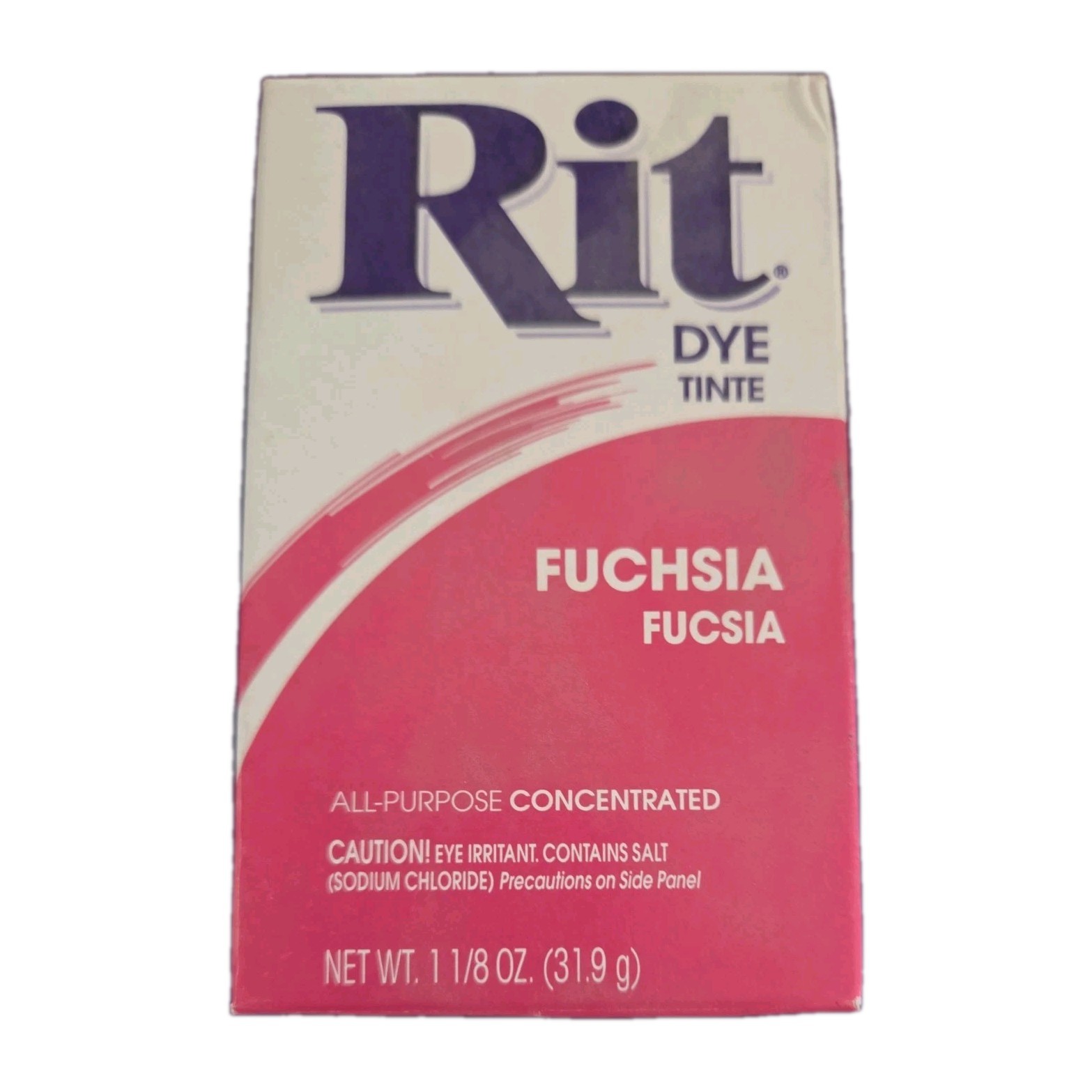 NEW Rit Dye Powder Box ~ Old Formula ~ FUCHSIA 1-1/8 Oz SEALED BAG