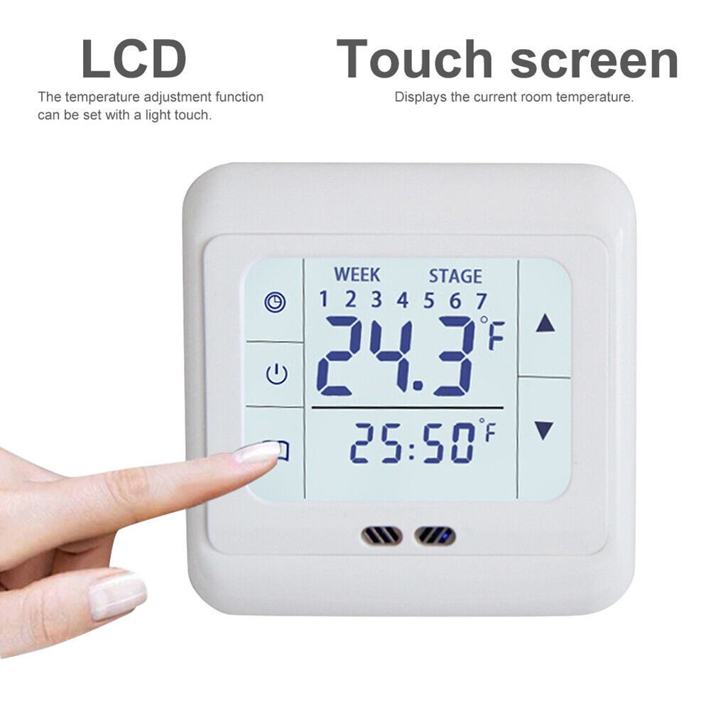 Temperature Control System for Underfloor Heating with Touchscreen Display