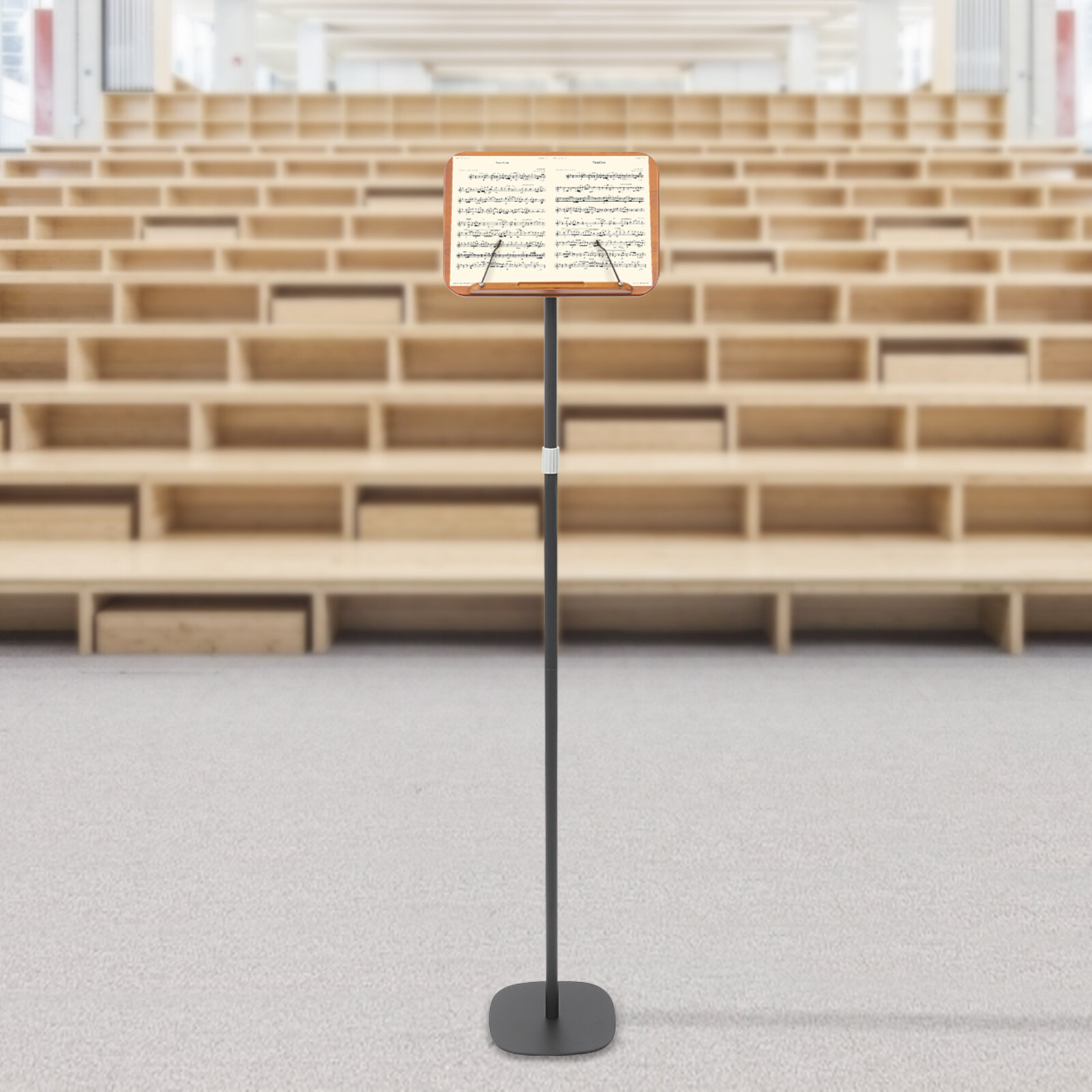 Wooden Music Stand, Wood Book Stand, Multifunction Book Stand Adjustable Height