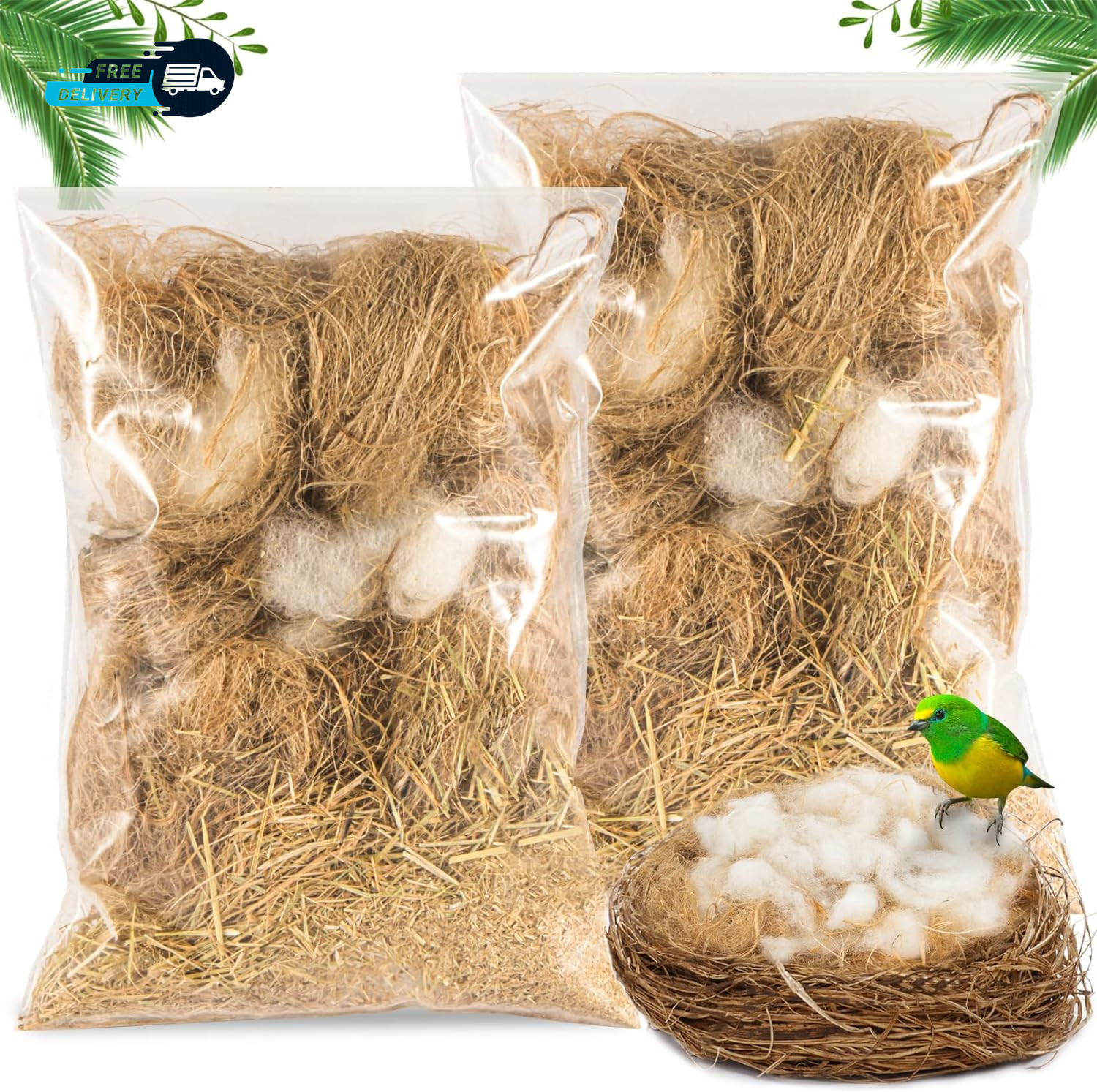 Bird Nesting Material Bird Nests Bedding Hummingbird Nesting Material