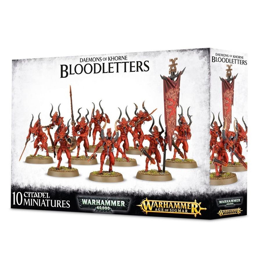 Warhammer 40K/AoS: World Eaters / Chaos Daemons - Bloodletters - NOS - No box