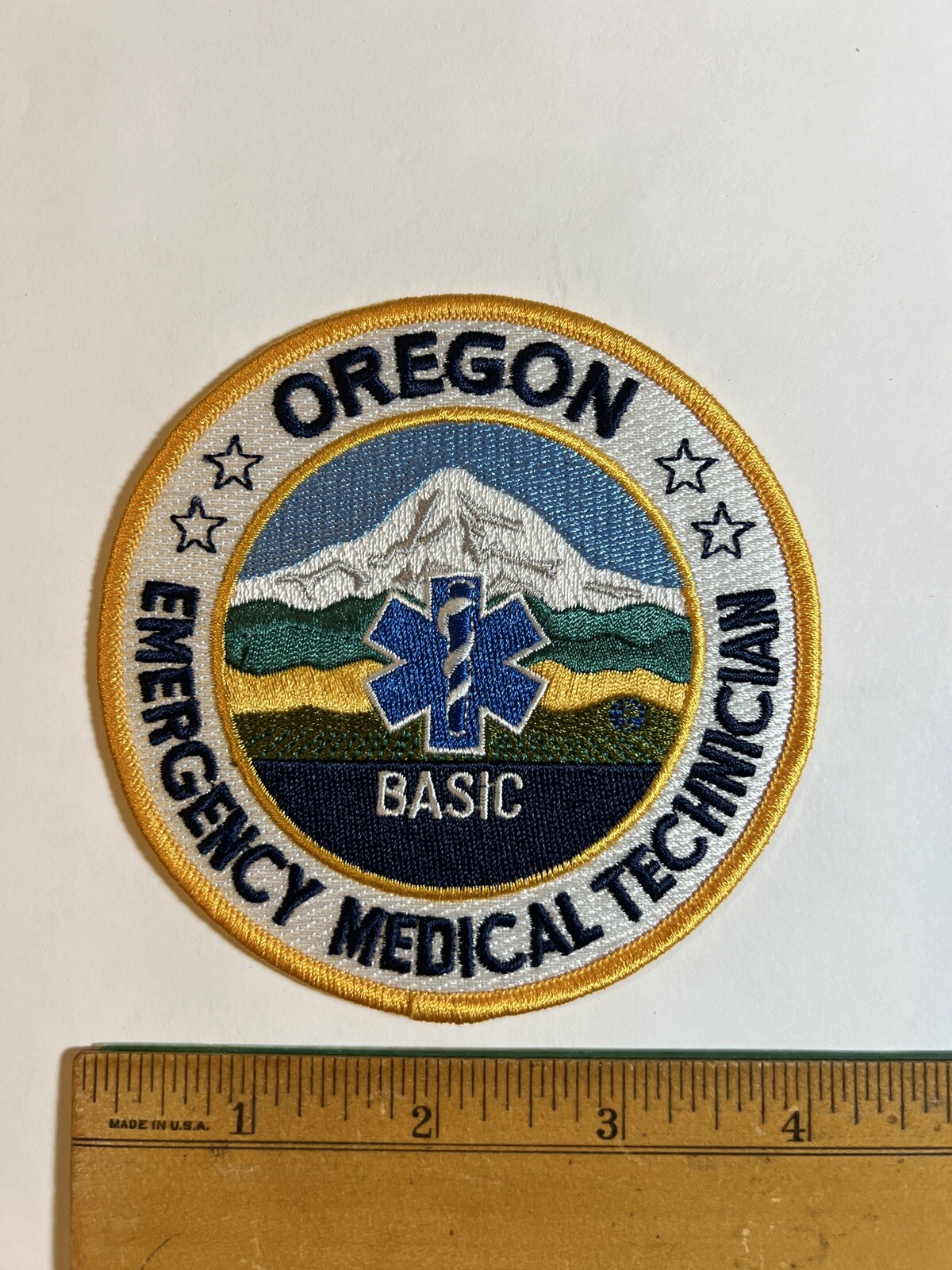 Oregon Basic EMT Emergency Medical Technician Patch