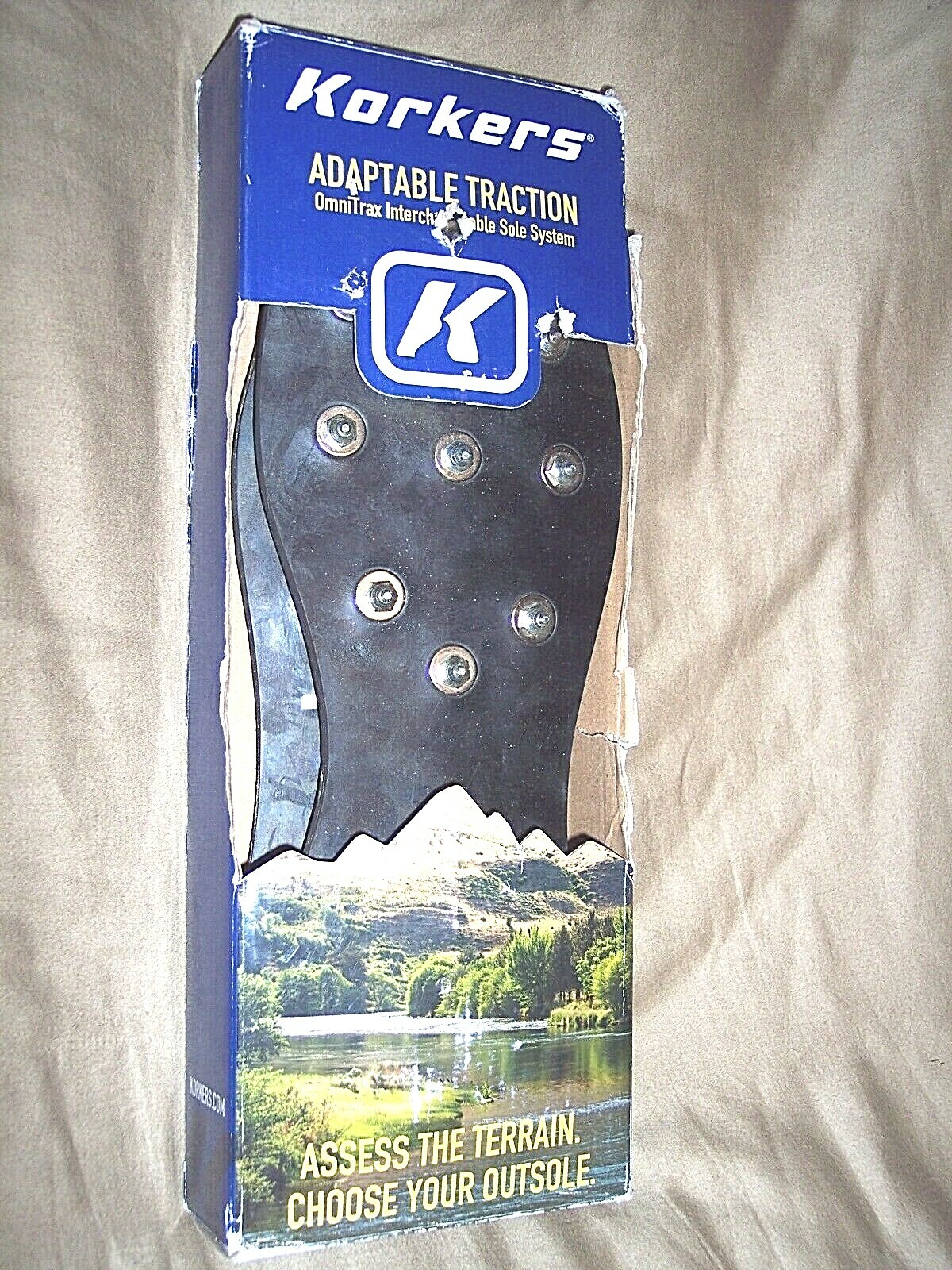 Korkers Wading Shoes 15 -15.5 Water Boots Fishing Shoes Korkers Metal Cleats