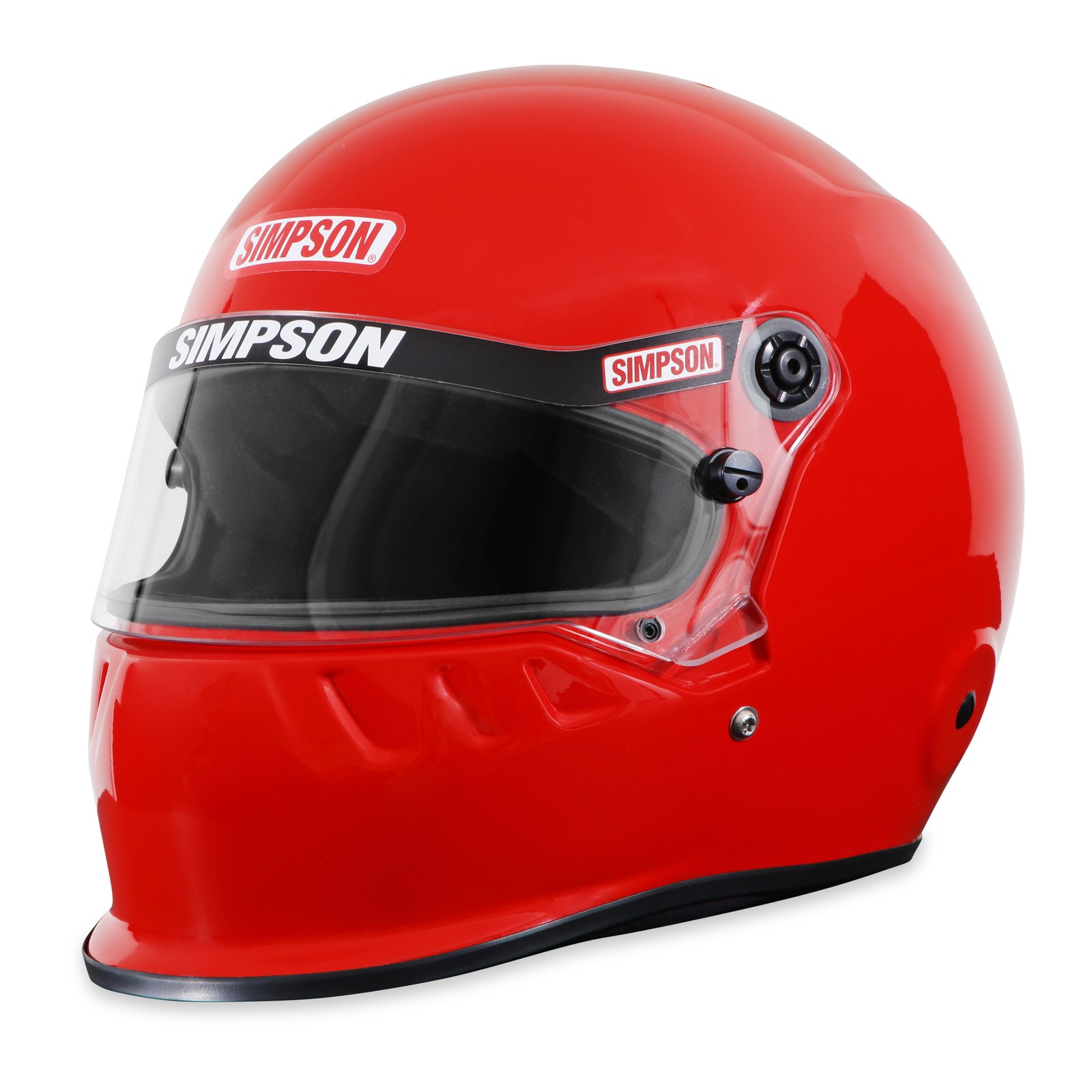 Simpson Racing 7950024 SD1 Dirt Track Helmet - Snell SA2020 - Red - Adult MED