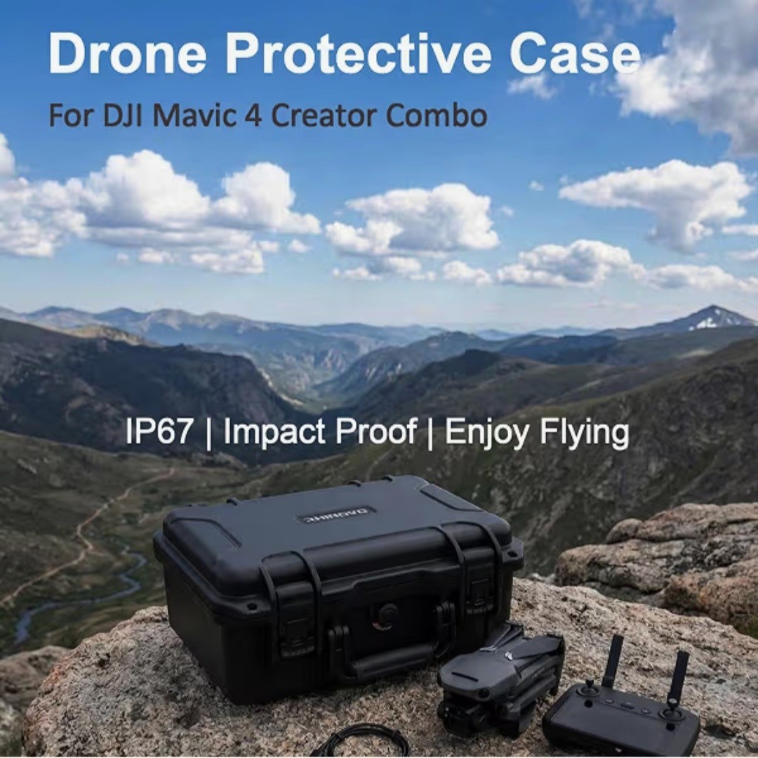 Drone Case for DJI Mavic 4 Creator Combo, IP67 Waterproof Dustproof Shockproof P