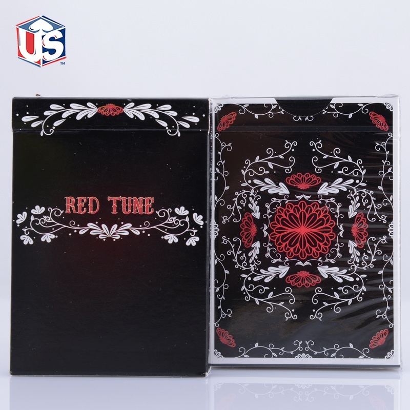 TUNE RED DECK OF PLAYING CARDS POKER SIZE BY ALOY MAGIC