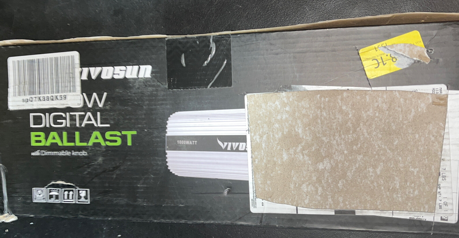 Vivosun 1000W DIGITAL DIMMABLE ELECTRONIC BALLAST FOR HYDROPONICS