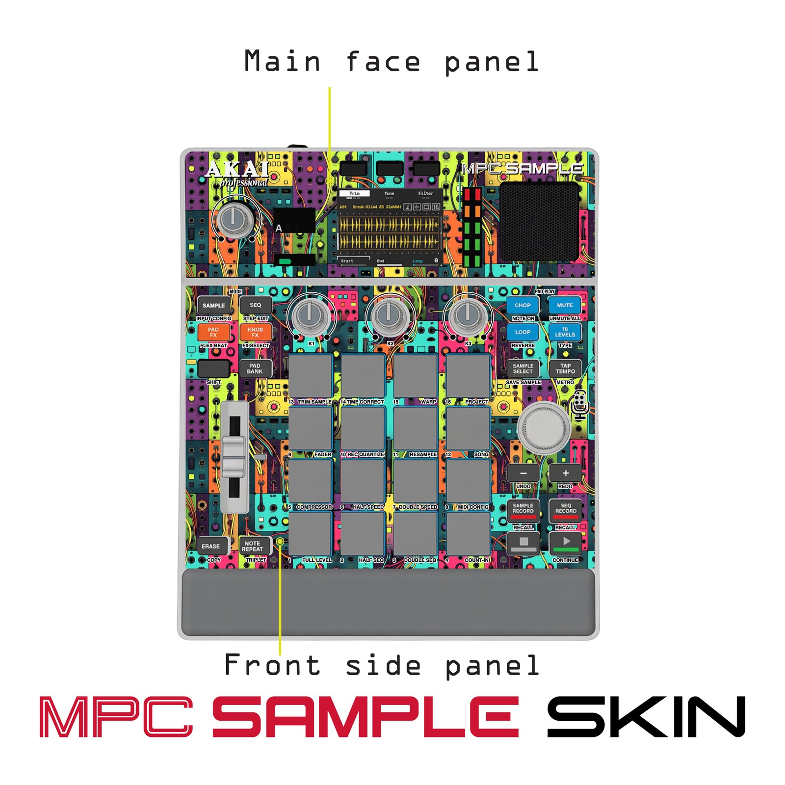 Akai MPC Sample Skin / electric carnivalix