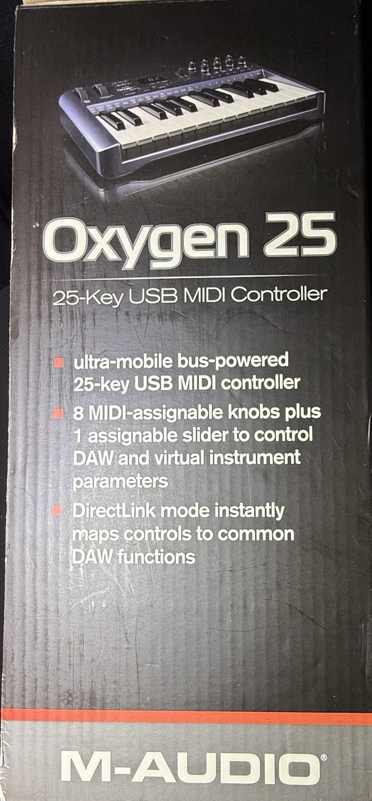 M-Audio Oxygen 25 3rd Gen USB MIDI Keyboard Controller 25-Key DAW Tested Works
